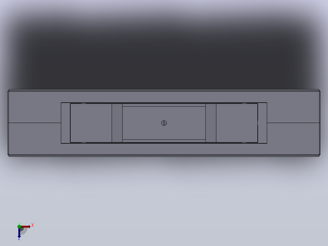 CJH(BH)-0.66系列保护型（P型）电流互感器[CJH(BH)-0.66-220×80Ⅱ-P]俯视图