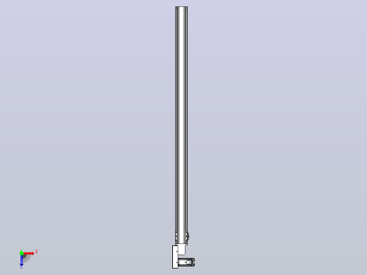 皮带直线轴半封闭可选导轨TPA-HNB-85S-90-L1550-ML-C-P20-N3俯视缩略图