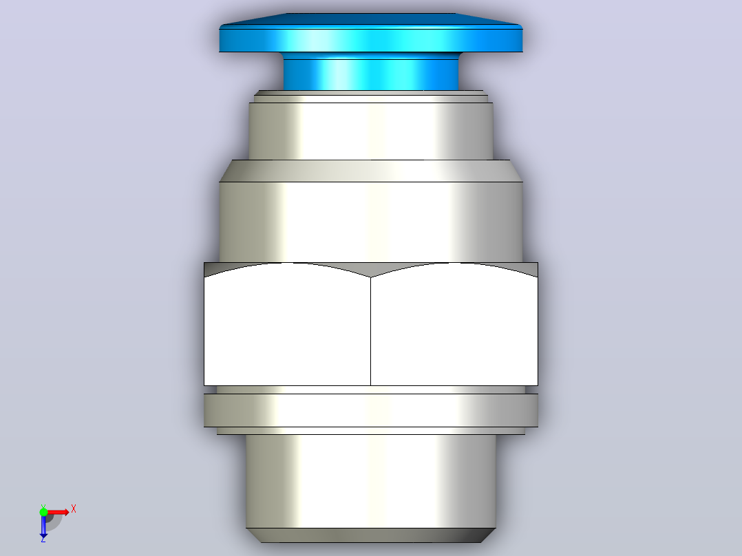 快插接头QS-G1_8-6俯视图