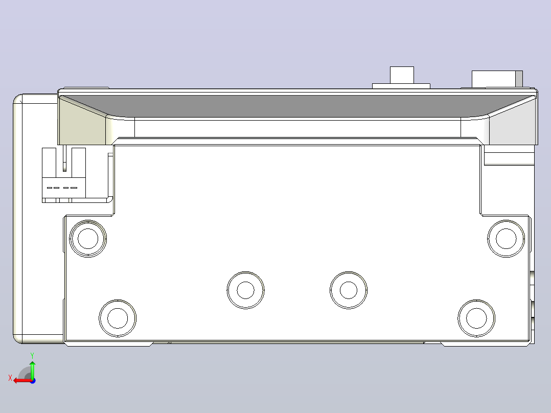 机器人皮带驱动直线轴TPA-GCB-150-P80-L1350-QR-M75-N3后视图