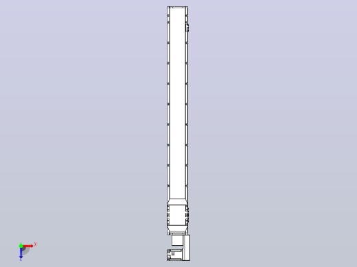 机器人皮带驱动直线轴TPA-GCB-150-P80-L1350-QR-M75-N3俯视缩略图
