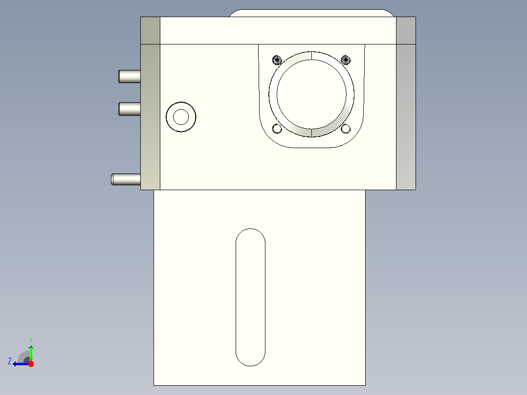 MK2STL-1BS-100GF-W160-C1滚子链小头部双驱动（1倍速）右视图
