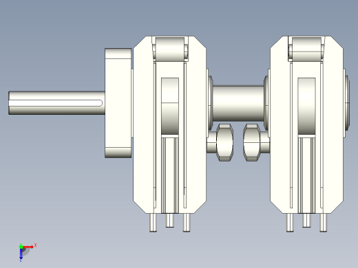 MK2STL-1BS-100GF-W160-C1滚子链小头部双驱动（1倍速）俯视缩略图