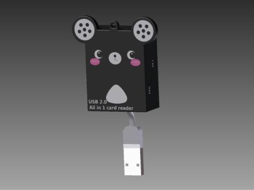 inventor读卡器模型缩略图