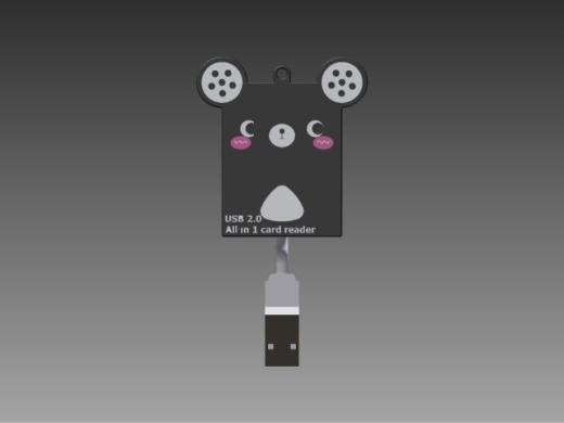 inventor读卡器模型缩略图