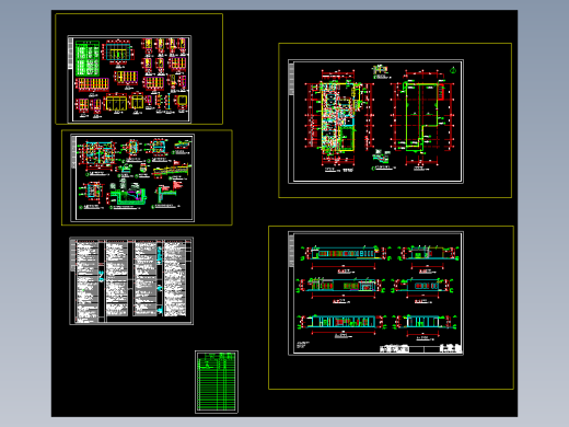 某医院发热门诊综合楼建筑平面图cad图纸图纸