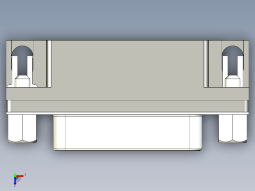 D型15芯插头俯视缩略图