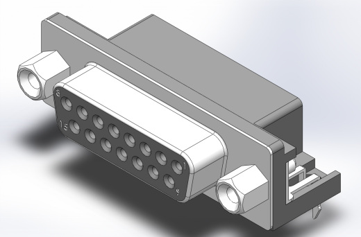 D型15芯插头缩略图