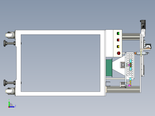 自动磨光机设计3D模型左视缩略图