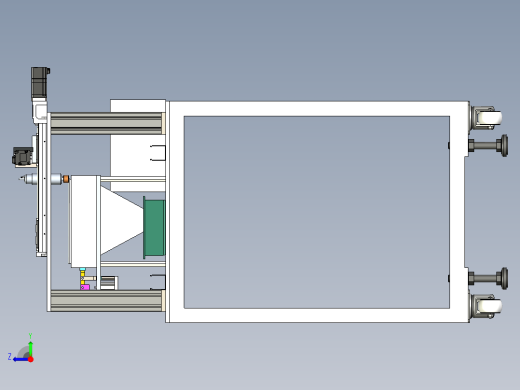 自动磨光机设计3D模型右视缩略图