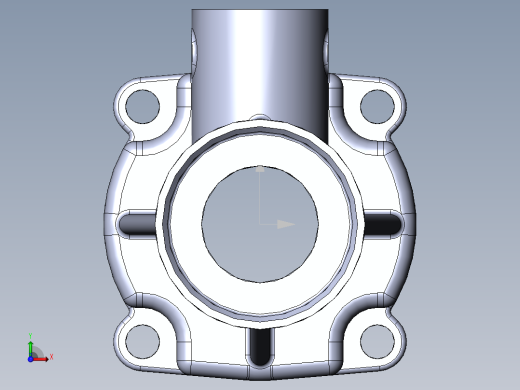 汽车发动机设计图纸前视缩略图