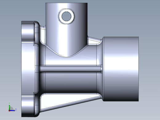 汽车发动机设计图纸左视缩略图