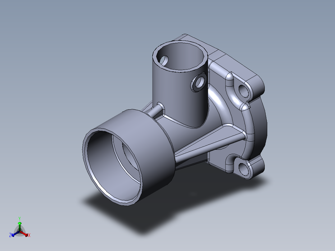 汽车发动机设计图纸正等轴测图