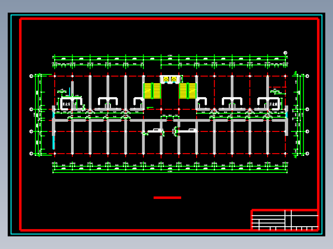 某五层钢结构宾馆建筑图结构图计算书