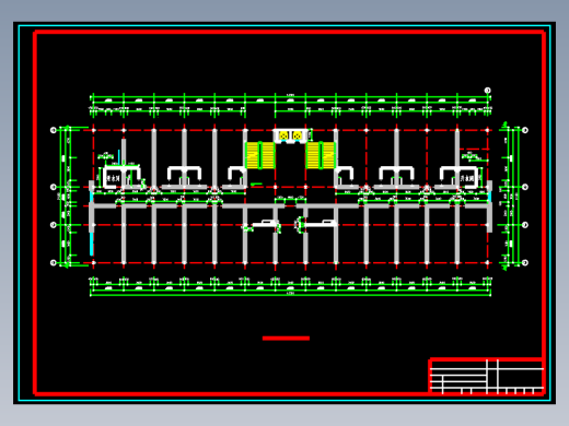 某五层钢结构宾馆建筑图结构图计算书