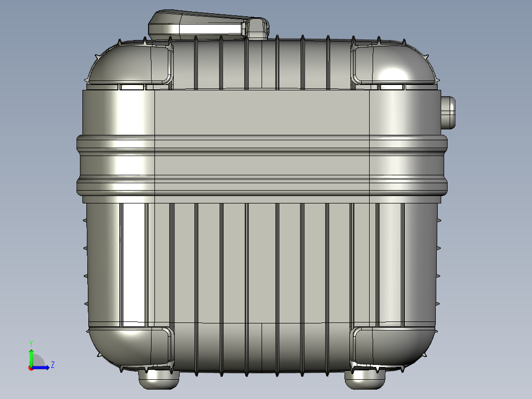 化妆箱设计左视图