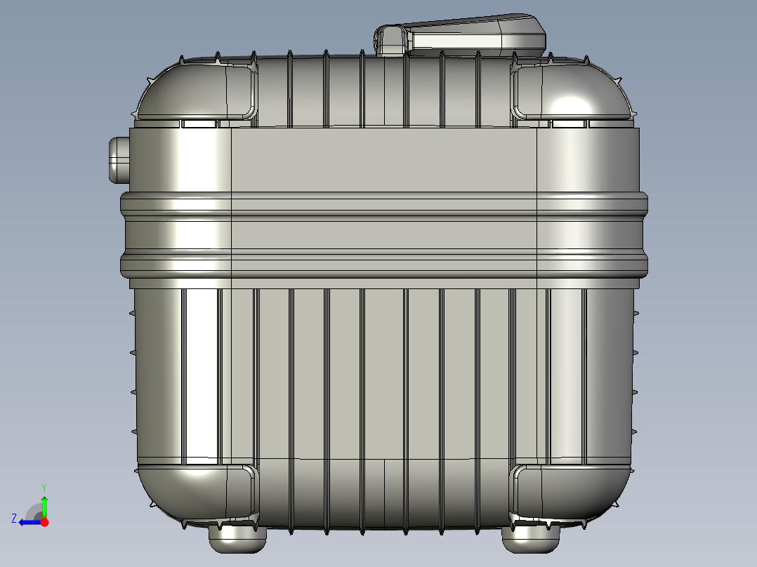 化妆箱设计右视图