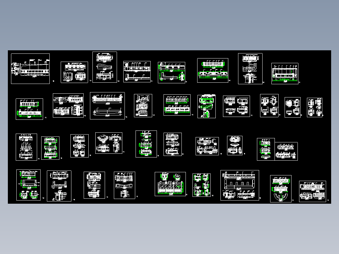 L0907--吧台服务台施工图