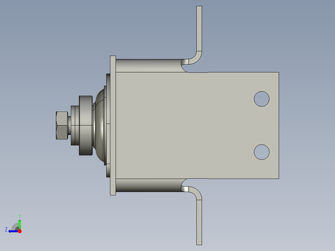 支撑减震(1)俯视图