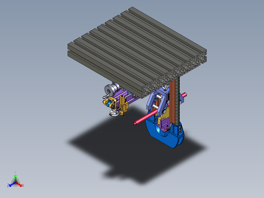 半自动弯管机床