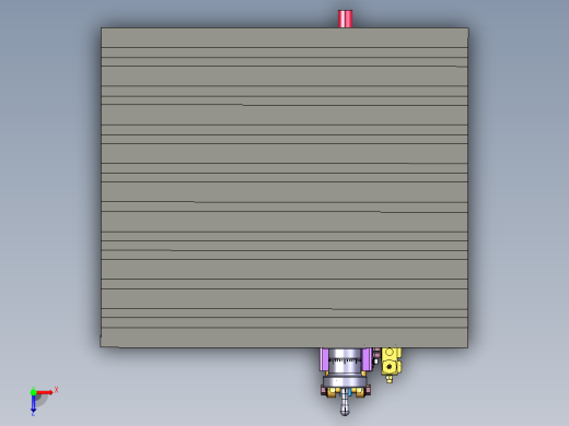 半自动弯管机床俯视缩略图