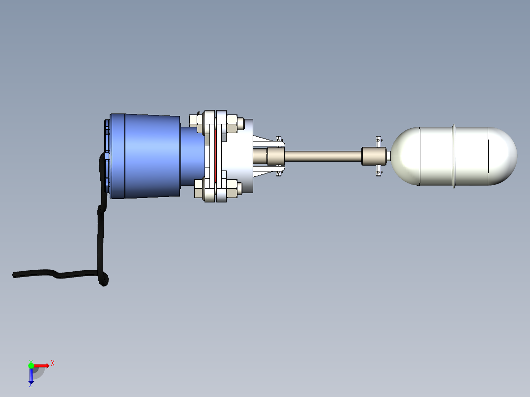浮球液位控制器俯视图