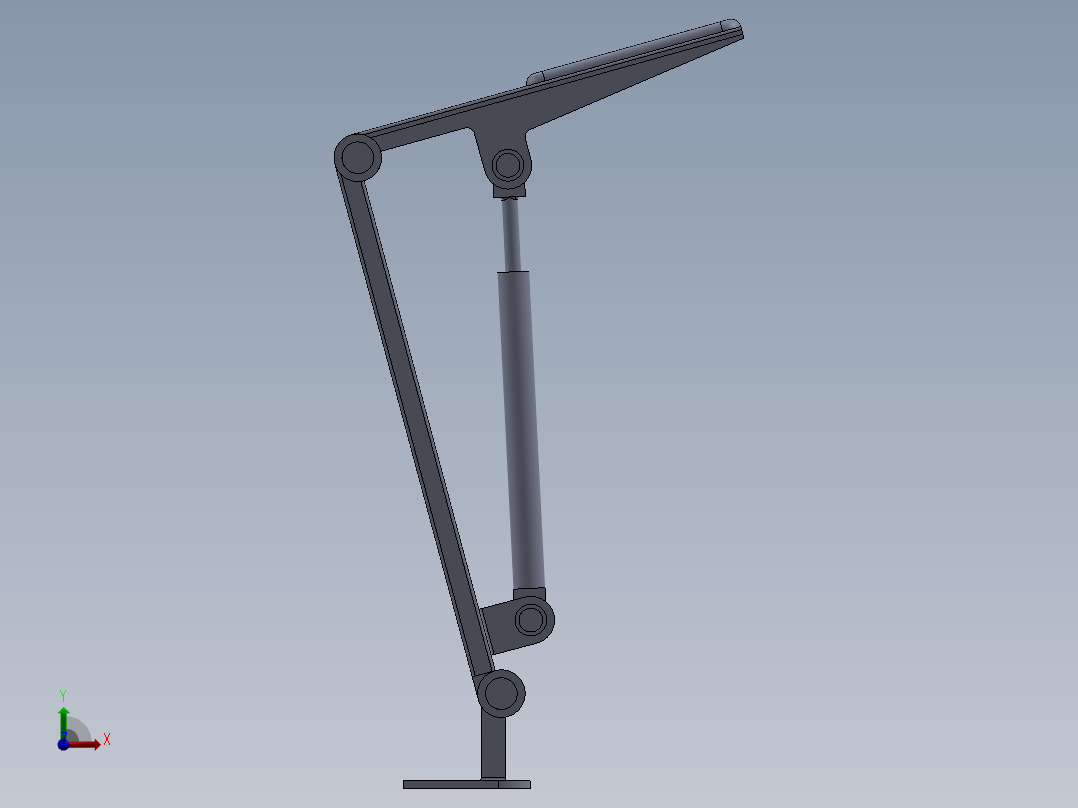 假肢模型图前视图