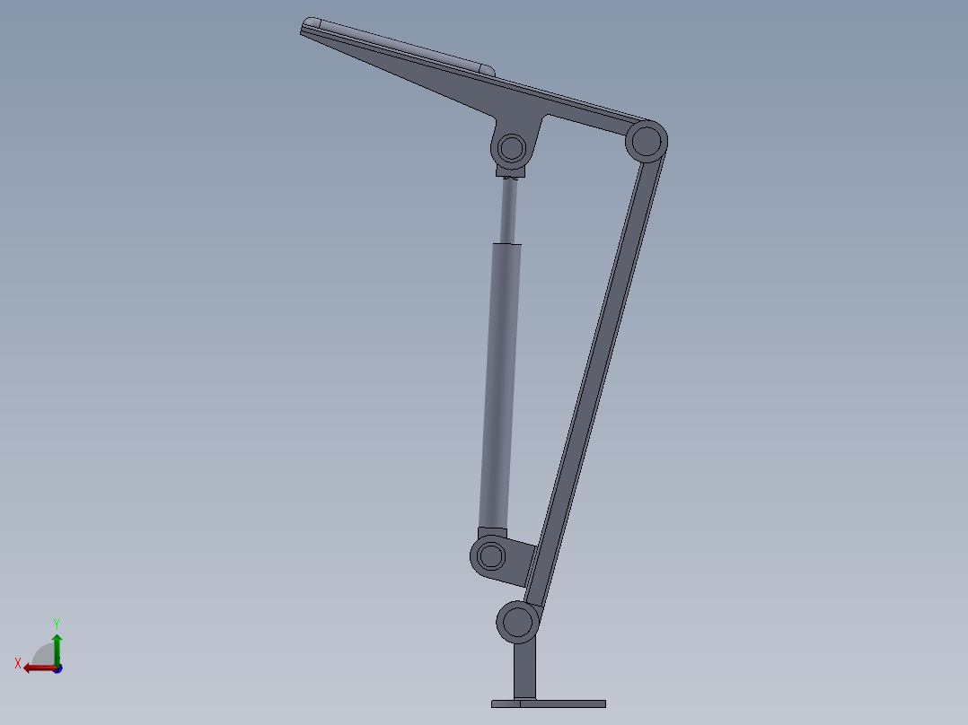 假肢模型图后视图