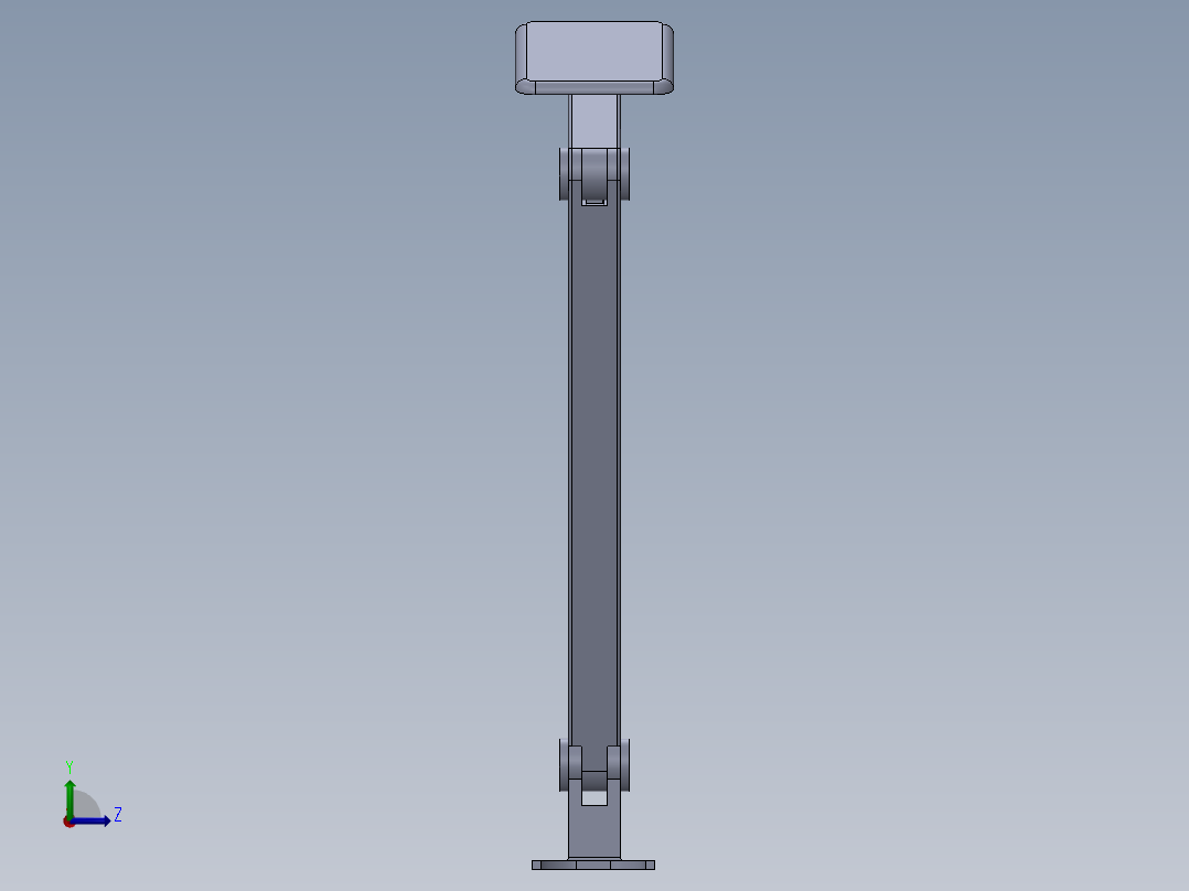 假肢模型图左视图