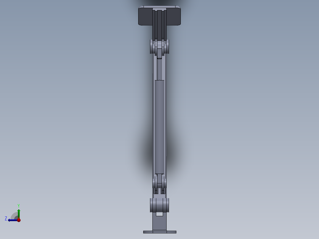 假肢模型图右视图