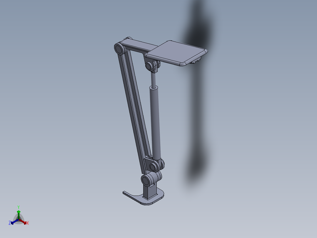 假肢模型图正等轴测图