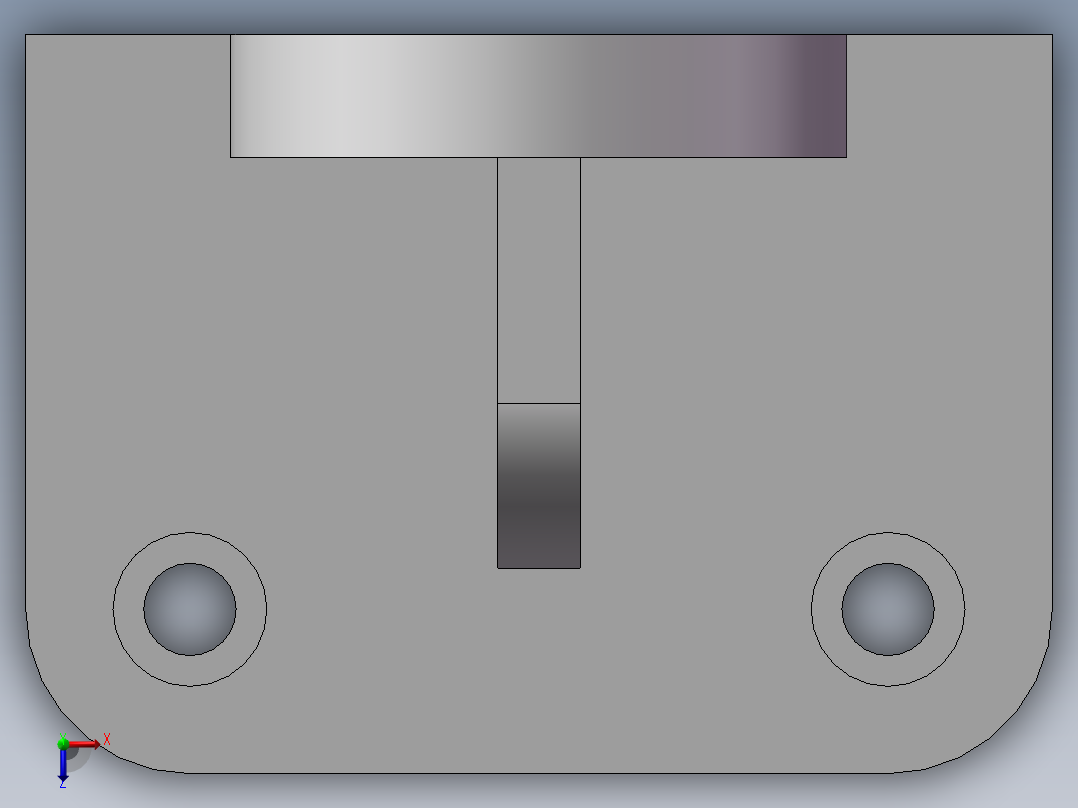 SW格式3D图(模型练习题)-037俯视图