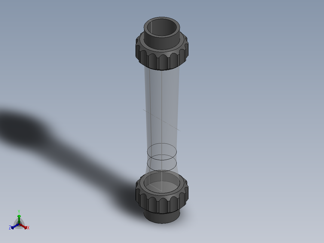 PVC管件-CTS-014-01-005正等轴测图