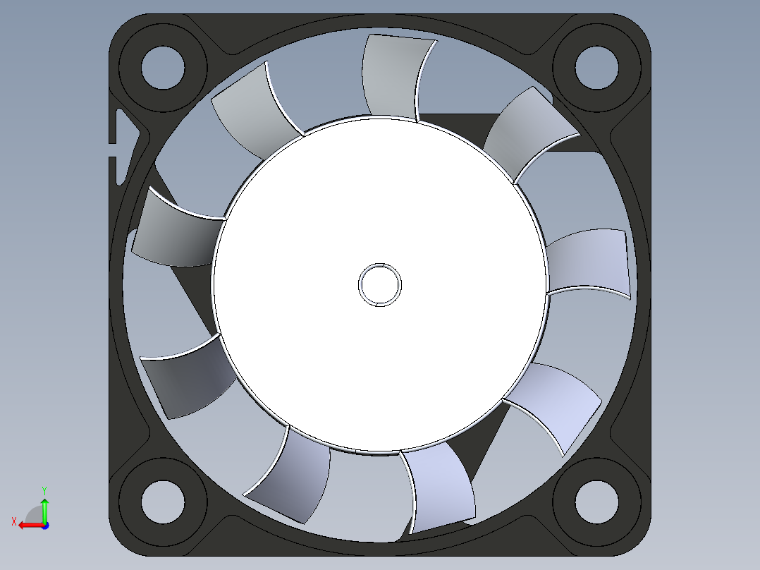直流风扇和直流电动机后视图