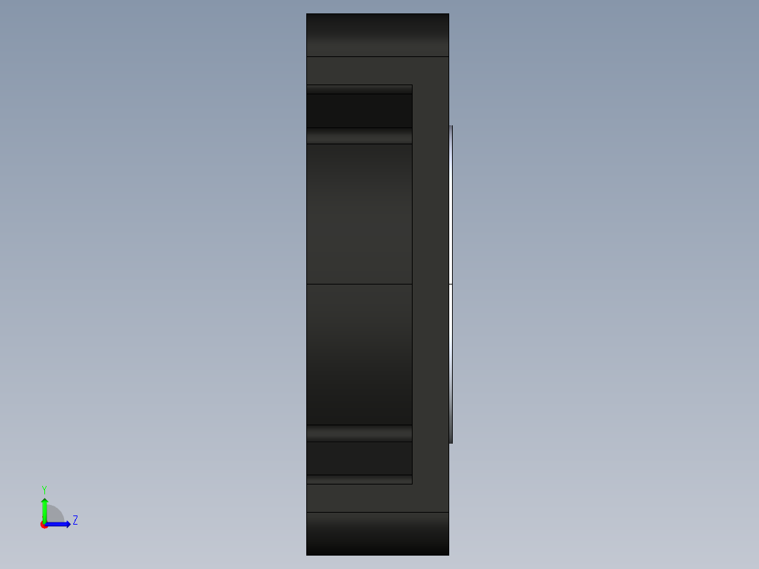 直流风扇和直流电动机左视图