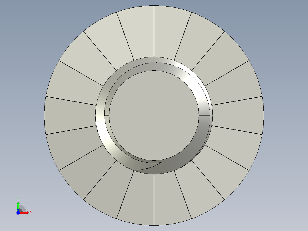 锯齿状法兰头螺钉-Serrated-Flange Socket Head Screws M12 x 1.75 mm Thread 20 mm Long前视图
