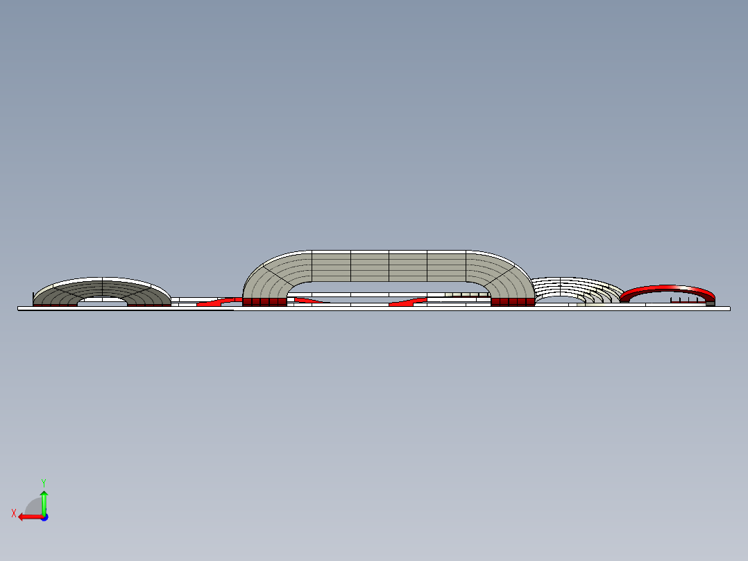四驱车跑道10后视图