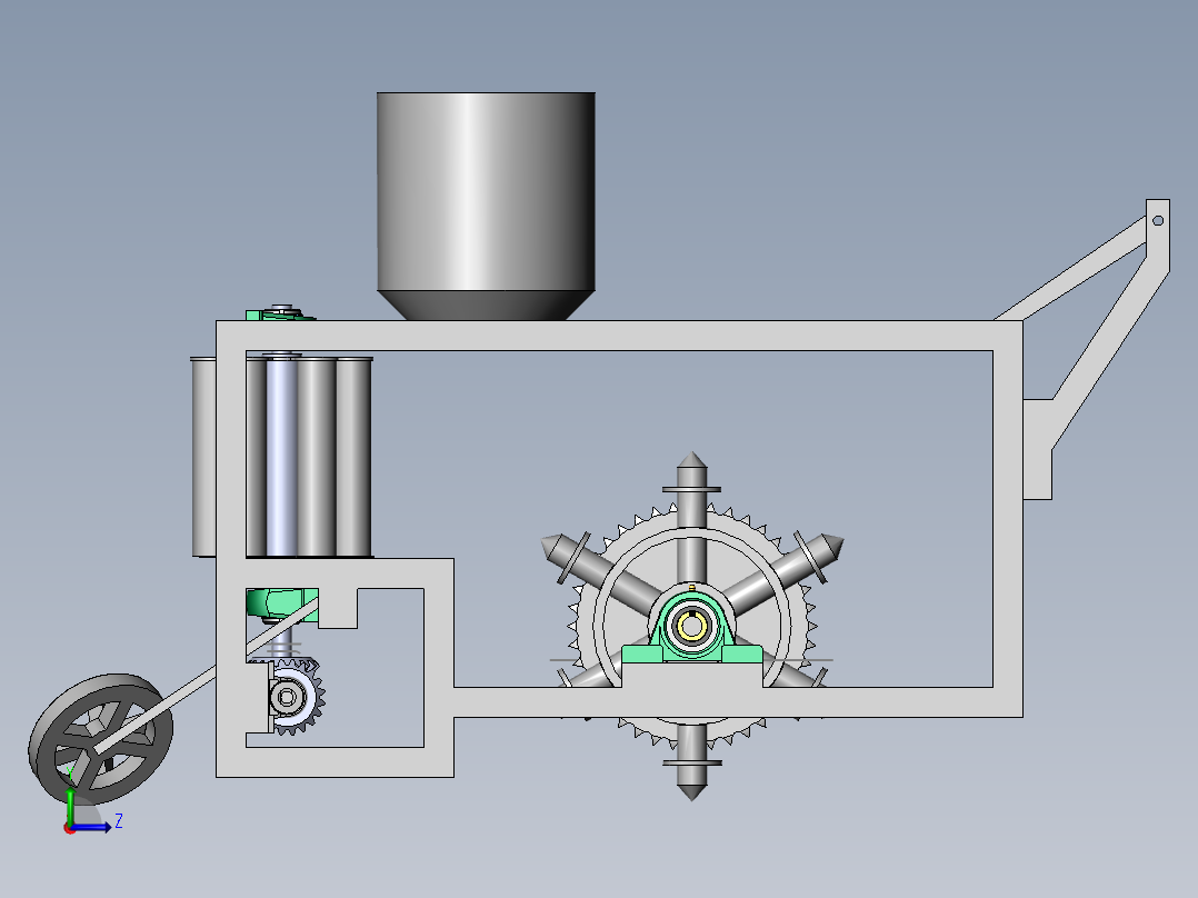 栽植机设计含三维图==1189975==600ku左视图