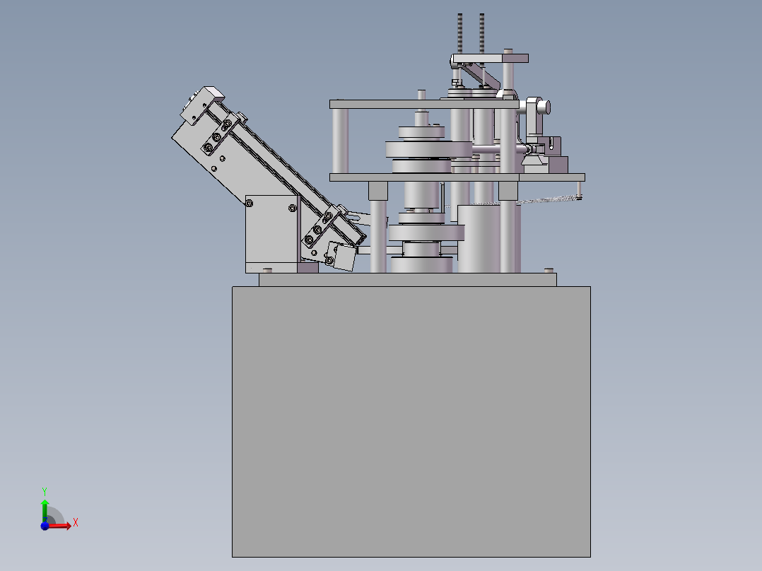 自动装配机前视图