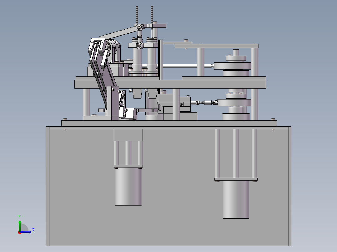 自动装配机左视图