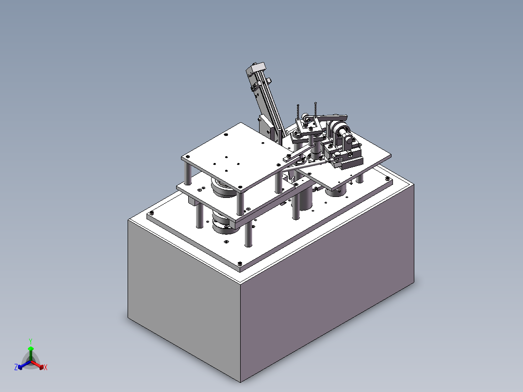 自动装配机正等轴测图