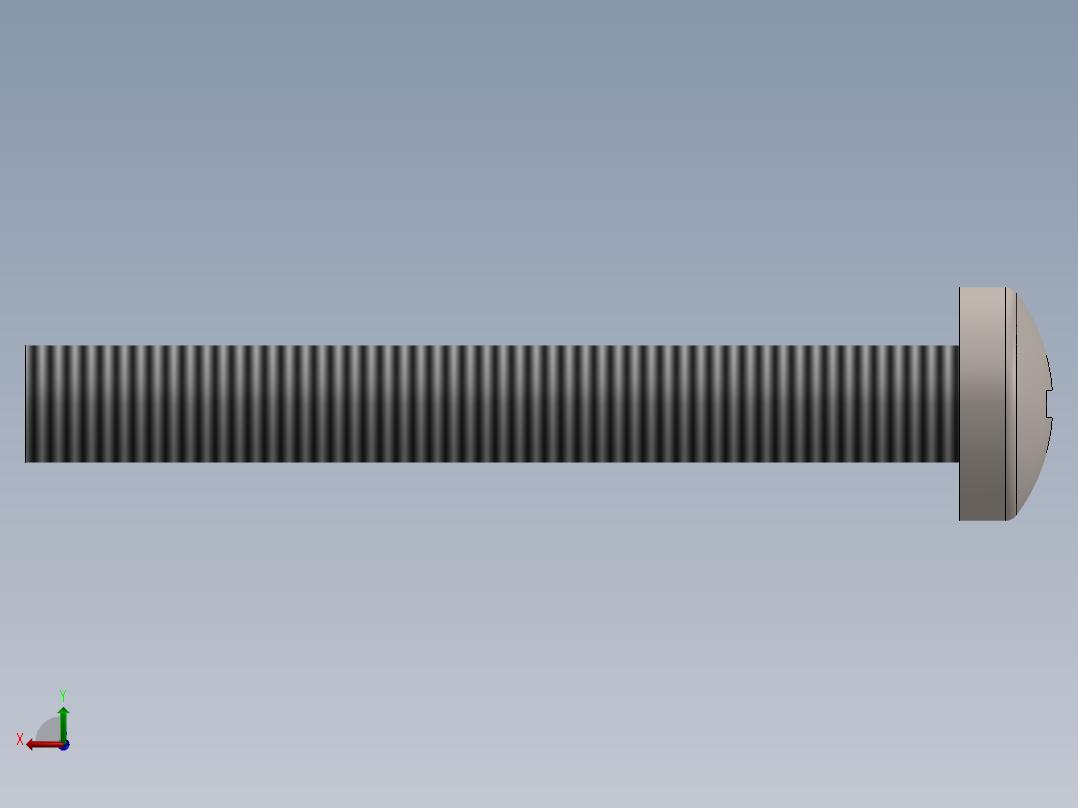 螺丝 M2 x 十字盘头-M2 x 16 Screw head.SLDPRT后视图