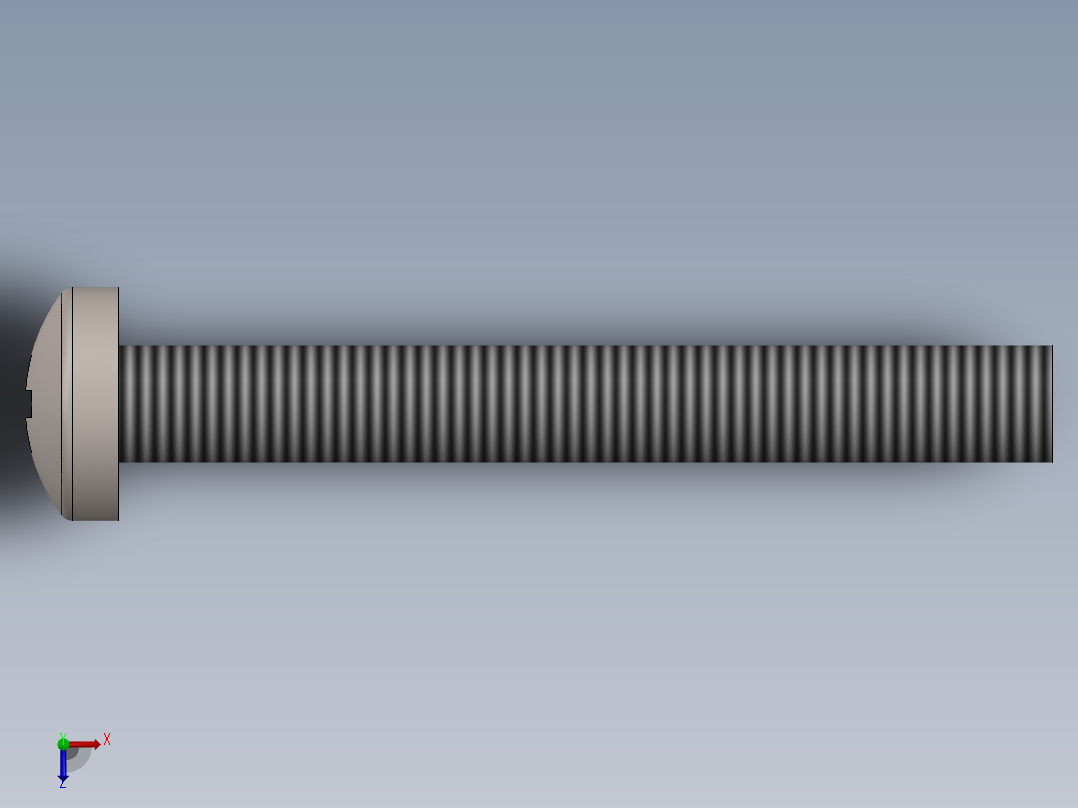 螺丝 M2 x 十字盘头-M2 x 16 Screw head.SLDPRT俯视图