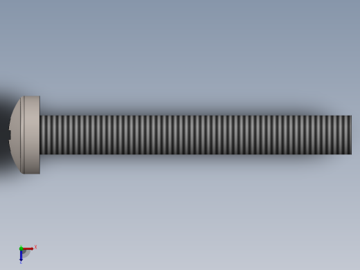 螺丝 M2 x 十字盘头-M2 x 16 Screw head.SLDPRT俯视缩略图