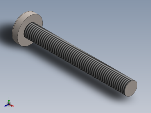螺丝 M2 x 十字盘头-M2 x 16 Screw head.SLDPRT正等轴测缩略图