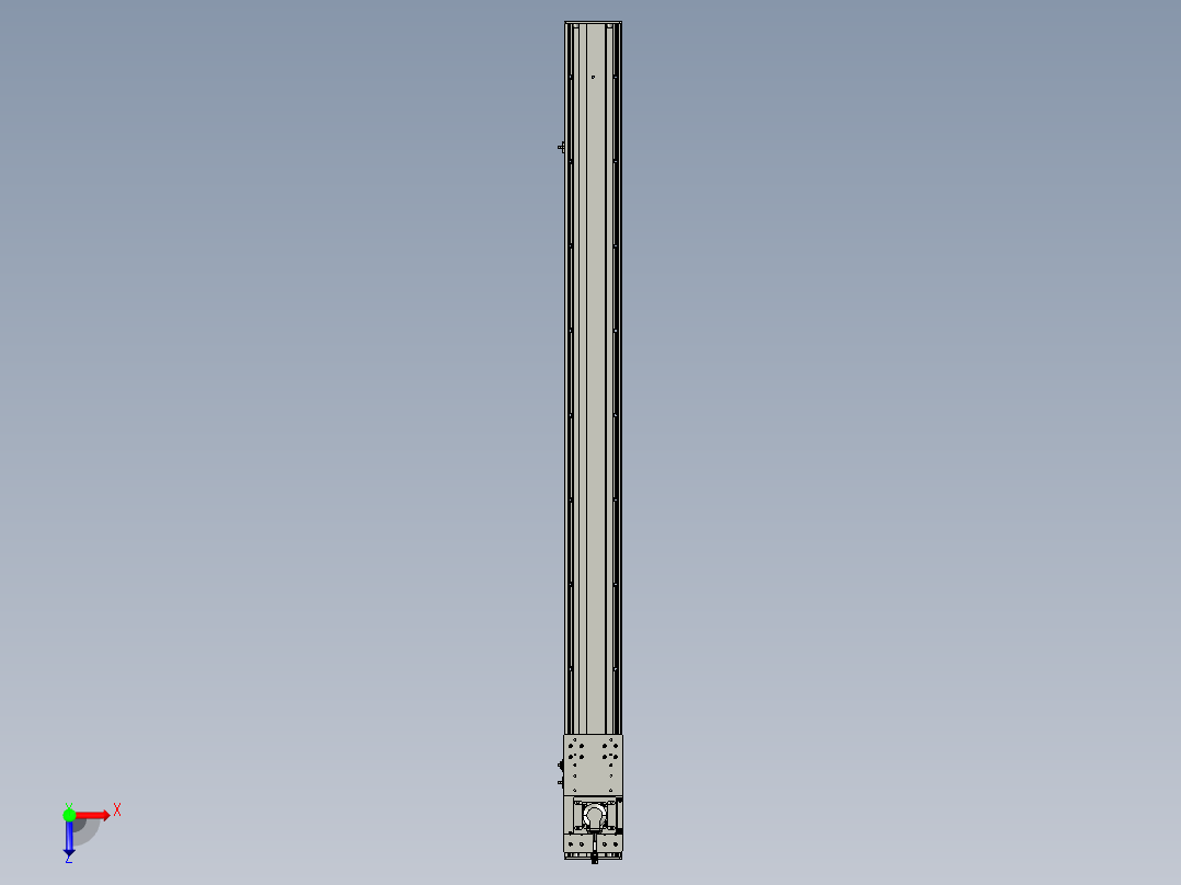东锦齿条传动DH136G-S1650-BU-减速机+P400W俯视图