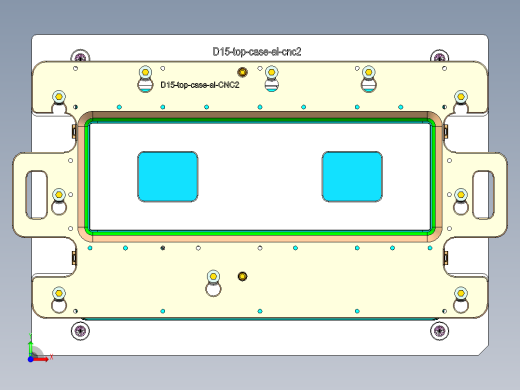 d15_top_case_al_笔记本CNC工装夹具三维模型cnc2前视缩略图