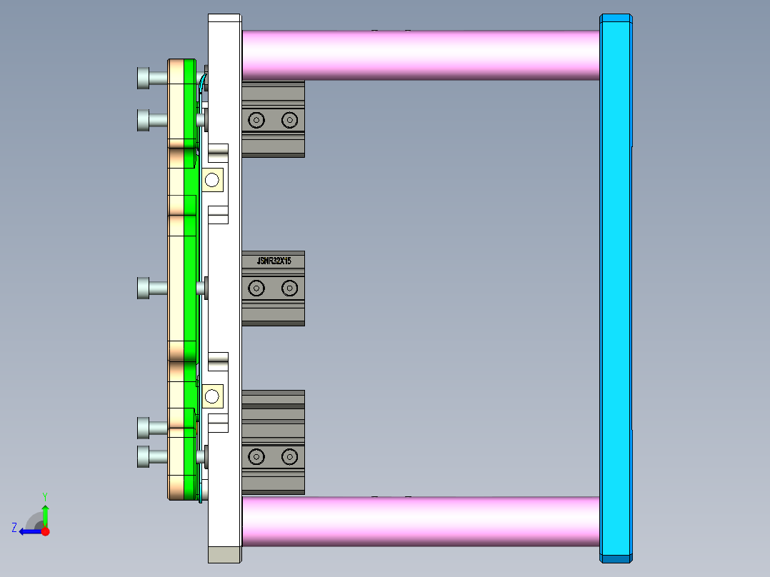 d15_top_case_al_笔记本CNC工装夹具三维模型cnc2右视图
