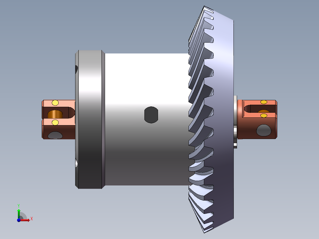 差速器设计sw18可编辑前视图