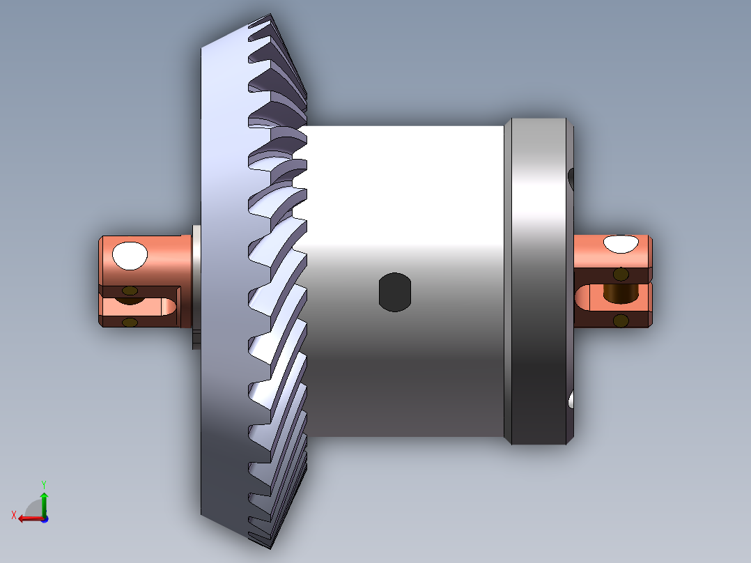 差速器设计sw18可编辑后视图